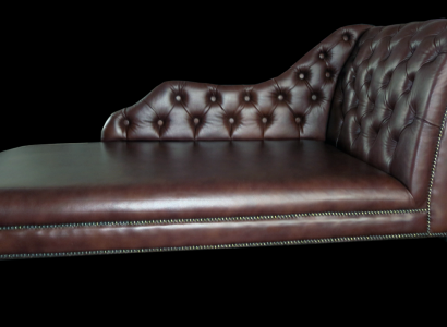 Chaise Lounge Liege Chesterfield Polster Liegen Leder Sofa Relax Chaiselounge